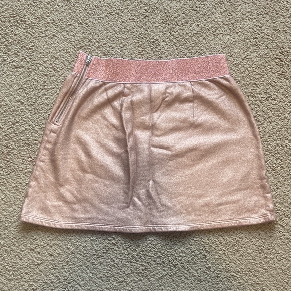 Rose Gold Mini Skirt - Picture 5 of 6